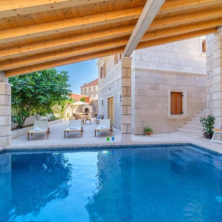 Luxury Stone Villa Nevija 2022 Private Villa Milna  Exterior photo